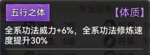 《最强祖师》全体质图鉴一览