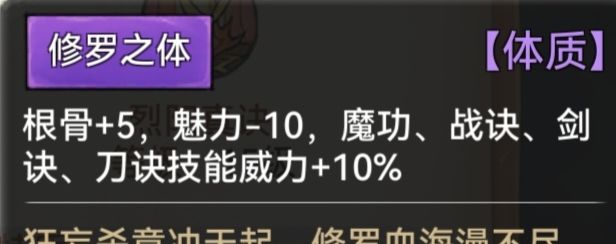 《最强祖师》全体质图鉴一览