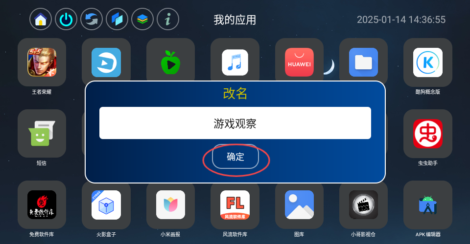 应用页电视版