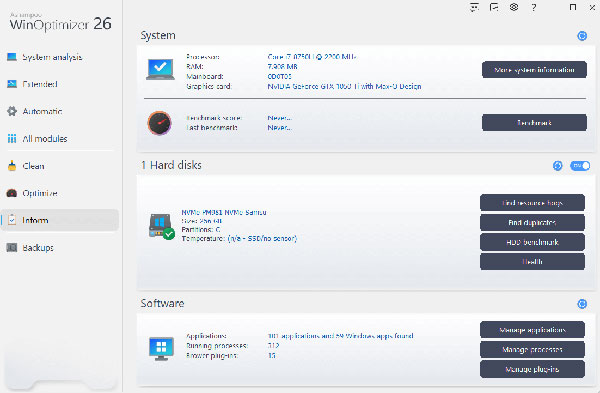 Ashampoo WinOptimizer