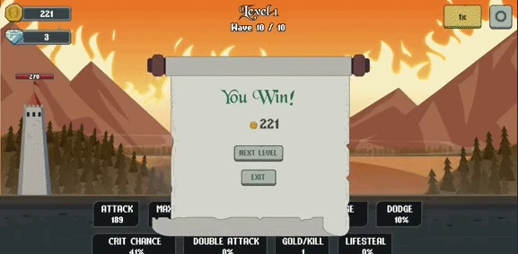 《Milord Idle Defense》demo