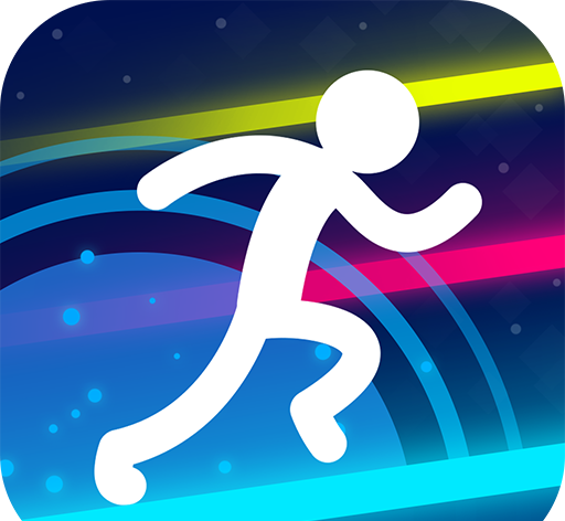 颜色跑酷logo图