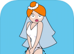 绘画故事：爱情女孩logo图
