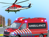 3D救生员救援车logo图