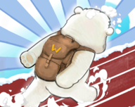 摇摇晃晃的熊logo图