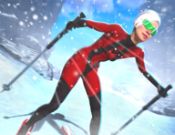 高山滑雪者logo图