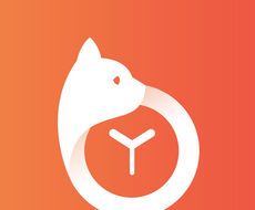 桔猫时钟logo图