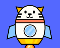 火箭猫单词图标