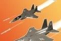 飞机空袭3Dlogo图