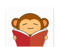 猴子阅读图标