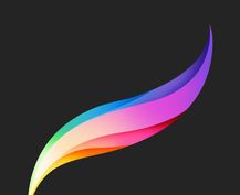 procreate绘画软件logo图