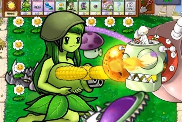 植物怒战僵尸娘化版