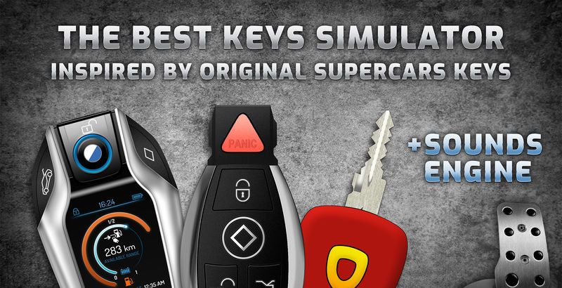 汽车钥匙和发动机的声音