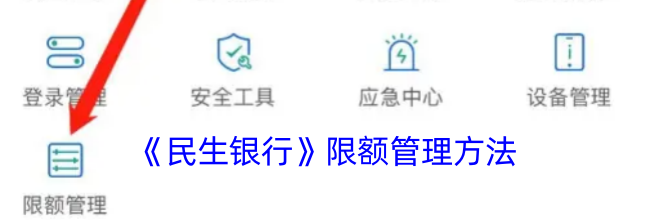 《民生银行》限额管理方法