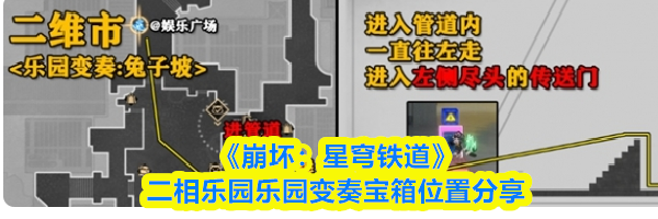 《崩坏：星穹铁道》二相乐园乐园变奏宝箱位置分享