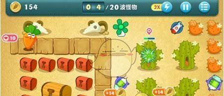 《保卫萝卜1》沙漠主题第3关金萝卜攻略