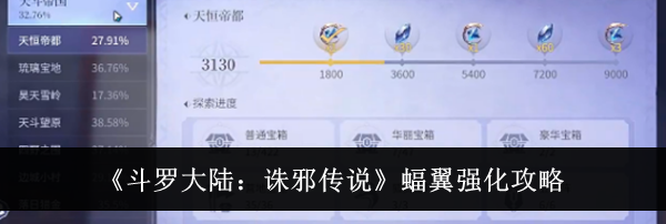 《斗罗大陆:诛邪传说》蝠翼强化攻略