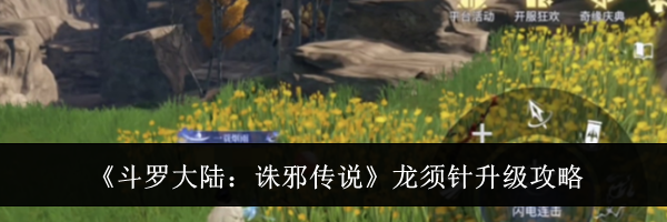 《斗罗大陆:诛邪传说》龙须针升级攻略