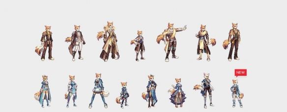 《地下城与勇士：起源》名门猫咪时装新色全职业外观一览