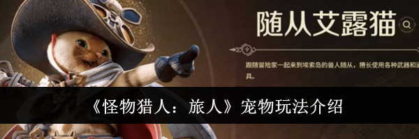 《怪物猎人:旅人》宠物玩法介绍