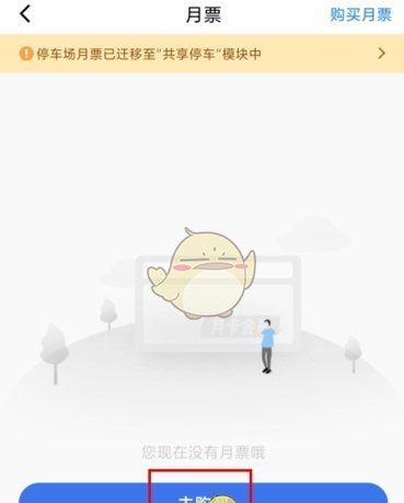 《合肥停车》购买月票方法