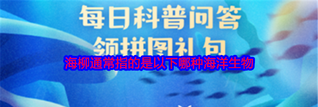 海柳通常指的是以下哪种海洋生物