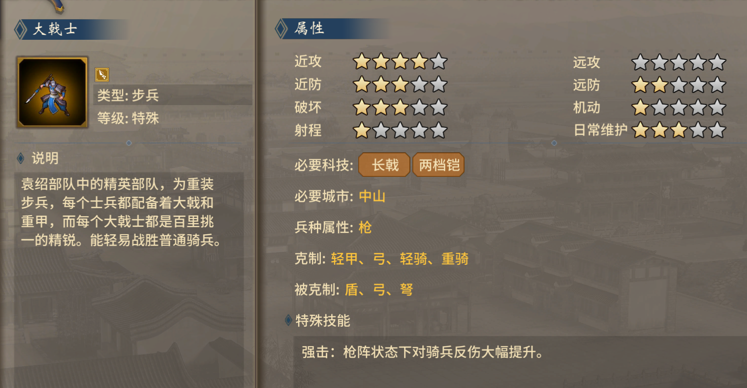 《汉末霸业》特殊兵种武将特性加成选择攻略