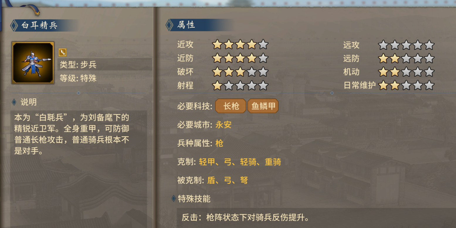 《汉末霸业》特殊兵种武将特性加成选择攻略