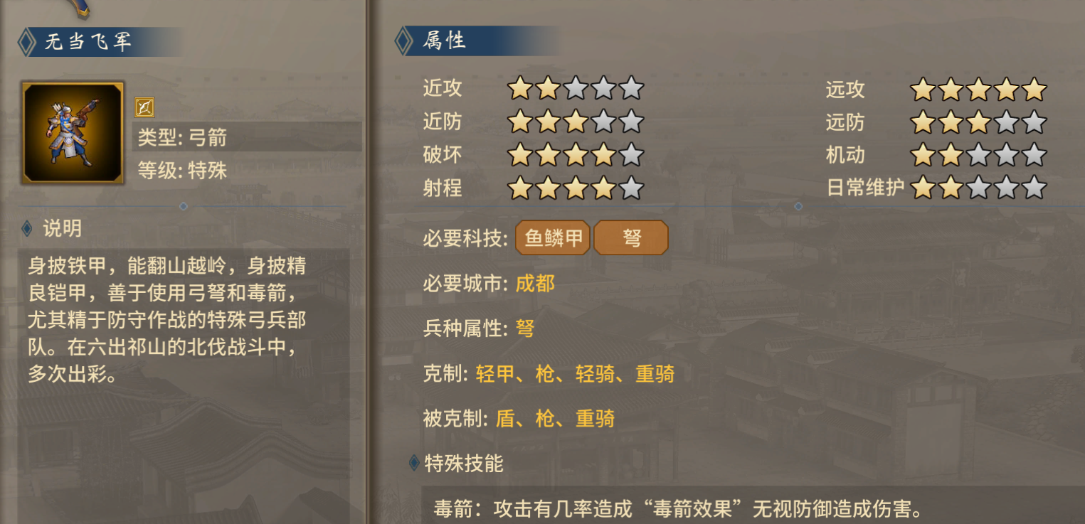 《汉末霸业》特殊兵种武将特性加成选择攻略
