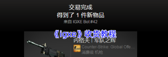 《igxe》收货教程