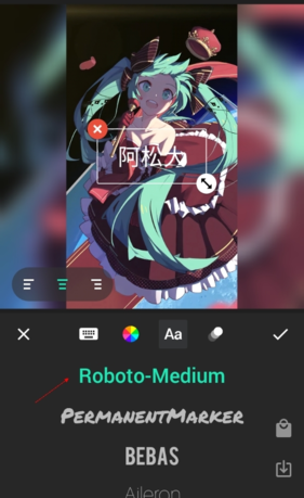 《inshot》恢复默认字体方法