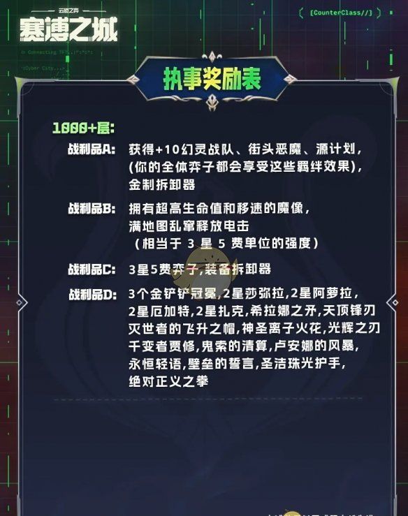 《金铲铲之战》执事收菜奖励表一览
