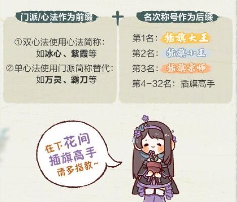 《剑网3》插旗大王门派内战1V1模式介绍