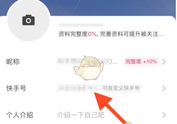 《快手极速版》自定义快手号方法