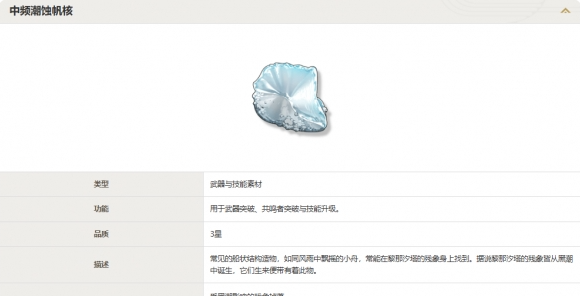 《鸣潮》风主升级培养材料一览