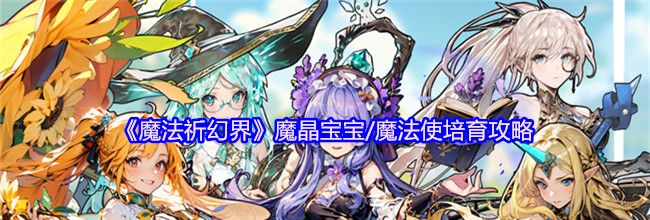 《魔法祈幻界》魔晶宝宝/魔法使培育攻略