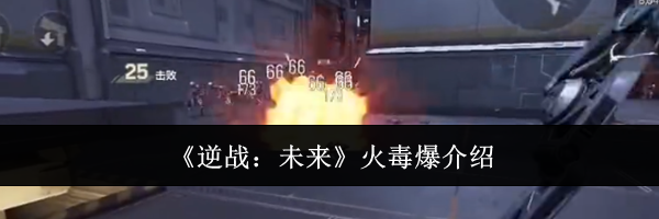 《逆战：未来》火毒爆介绍