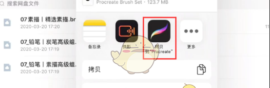 《procreate》百度网盘导入教程