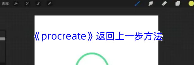 《procreate》返回上一步方法