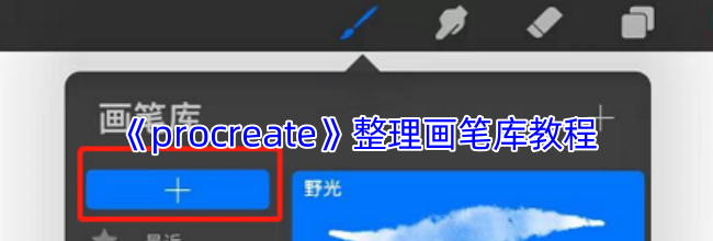 《procreate》整理画笔库教程