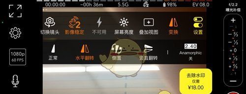 《promovie》设置镜像方法