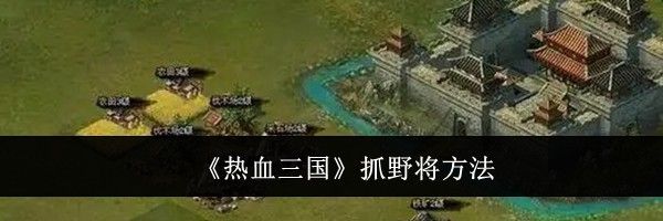 《热血三国》抓野将方法