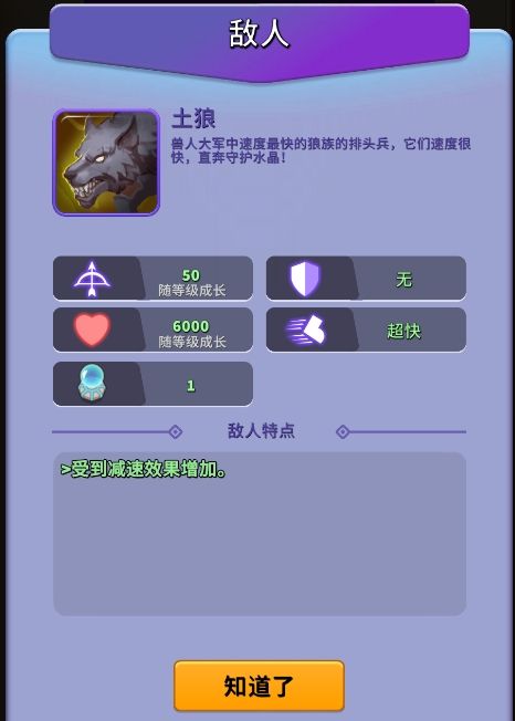 《人征塔战》土狼怪物图鉴