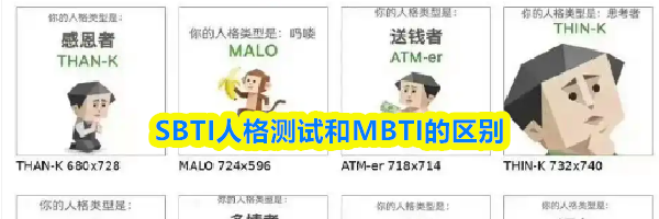 SBTI人格测试和MBTI的区别