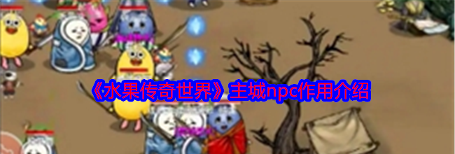 《水果传奇世界》主城npc作用介绍