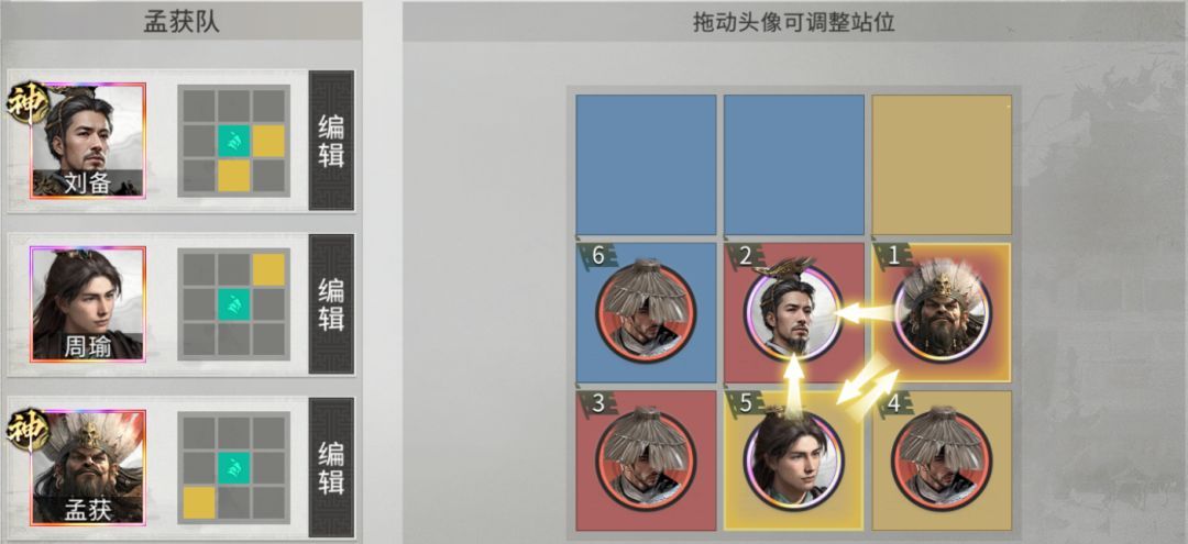三国：天下归心孟获纵火队搭配攻略