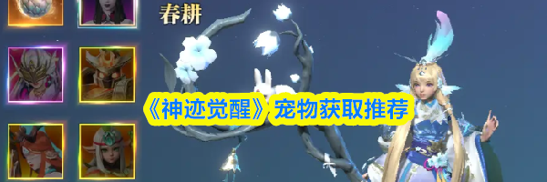 《神迹觉醒》宠物获取推荐