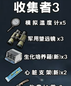 《三角洲行动》s4赛季收集者所需道具一览