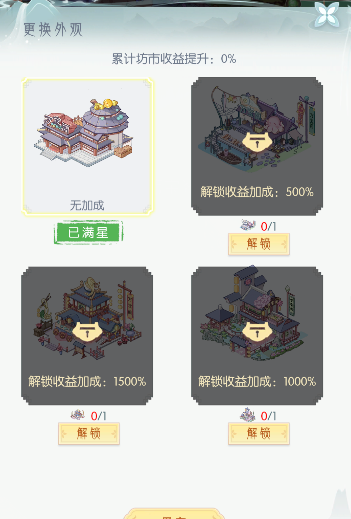 《盛唐烟雨》坊市攻略