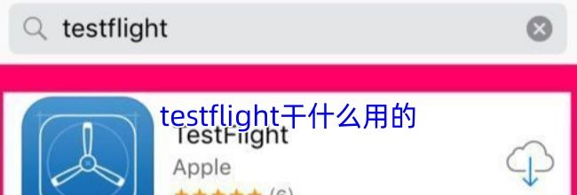 testflight干什么用的